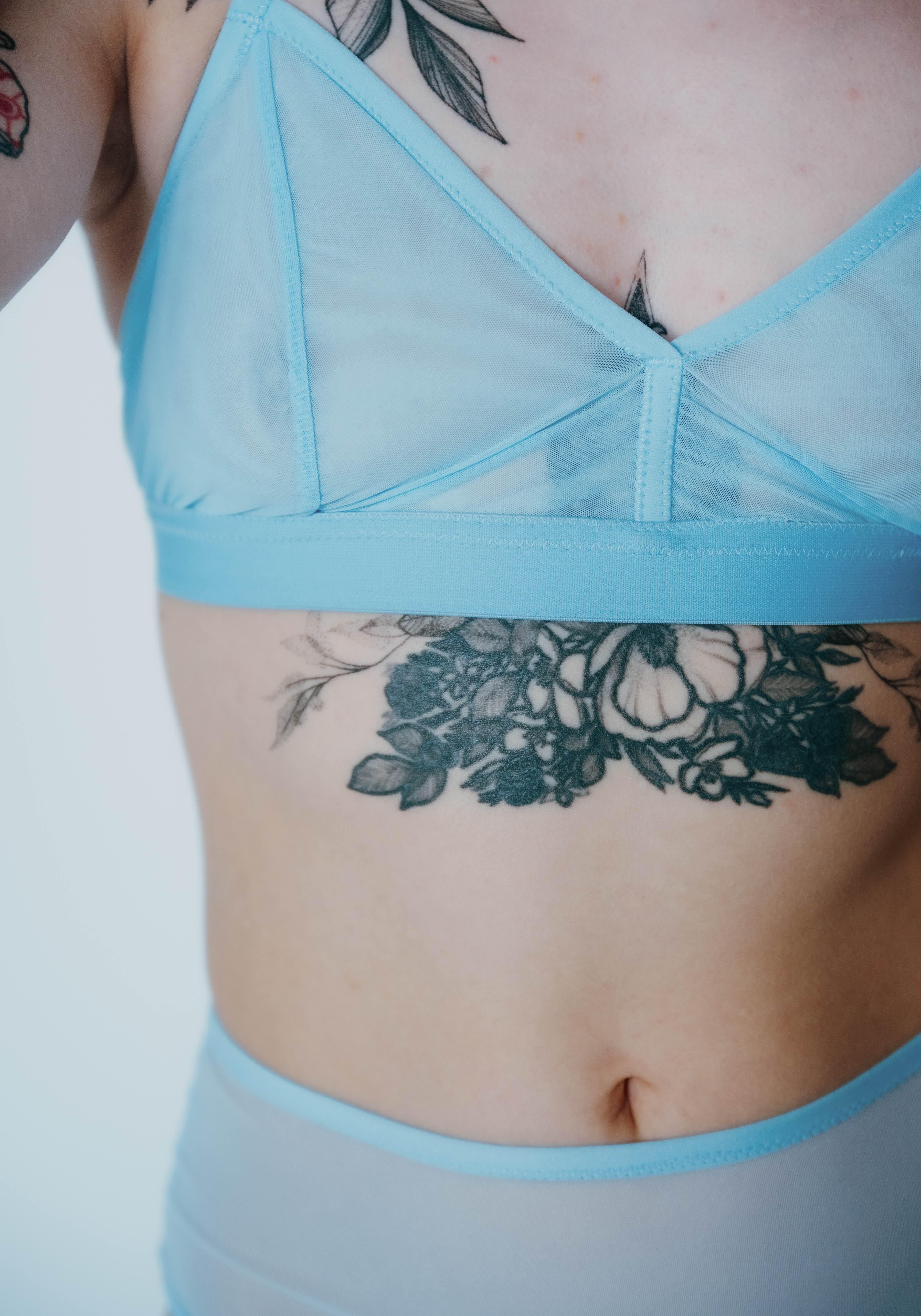 Baby Blue Full Cup Bralette