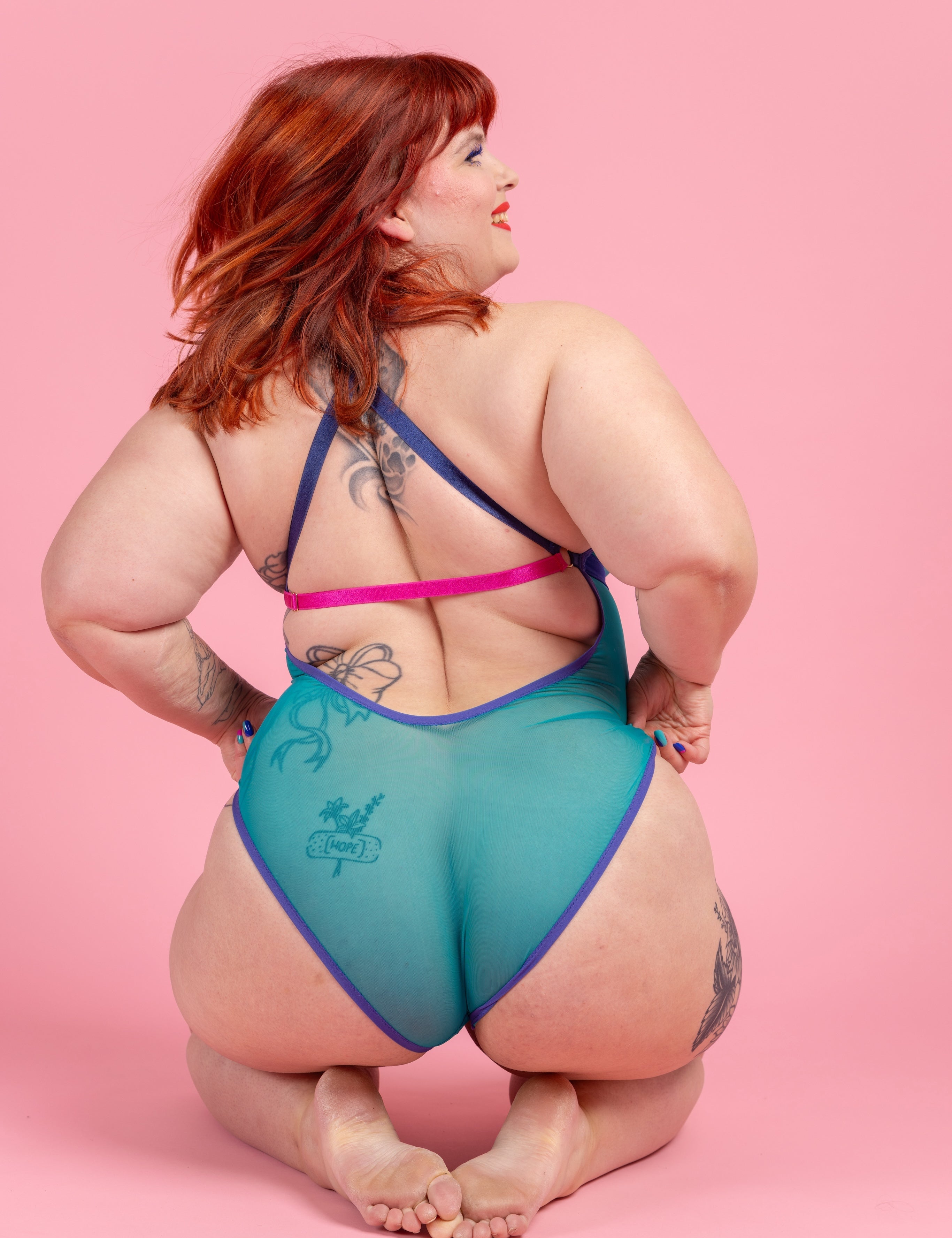body en bralette voor onder open rug, grote cupmaat