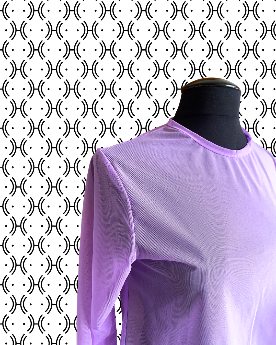 Mesh Top Va Va Voom Lila