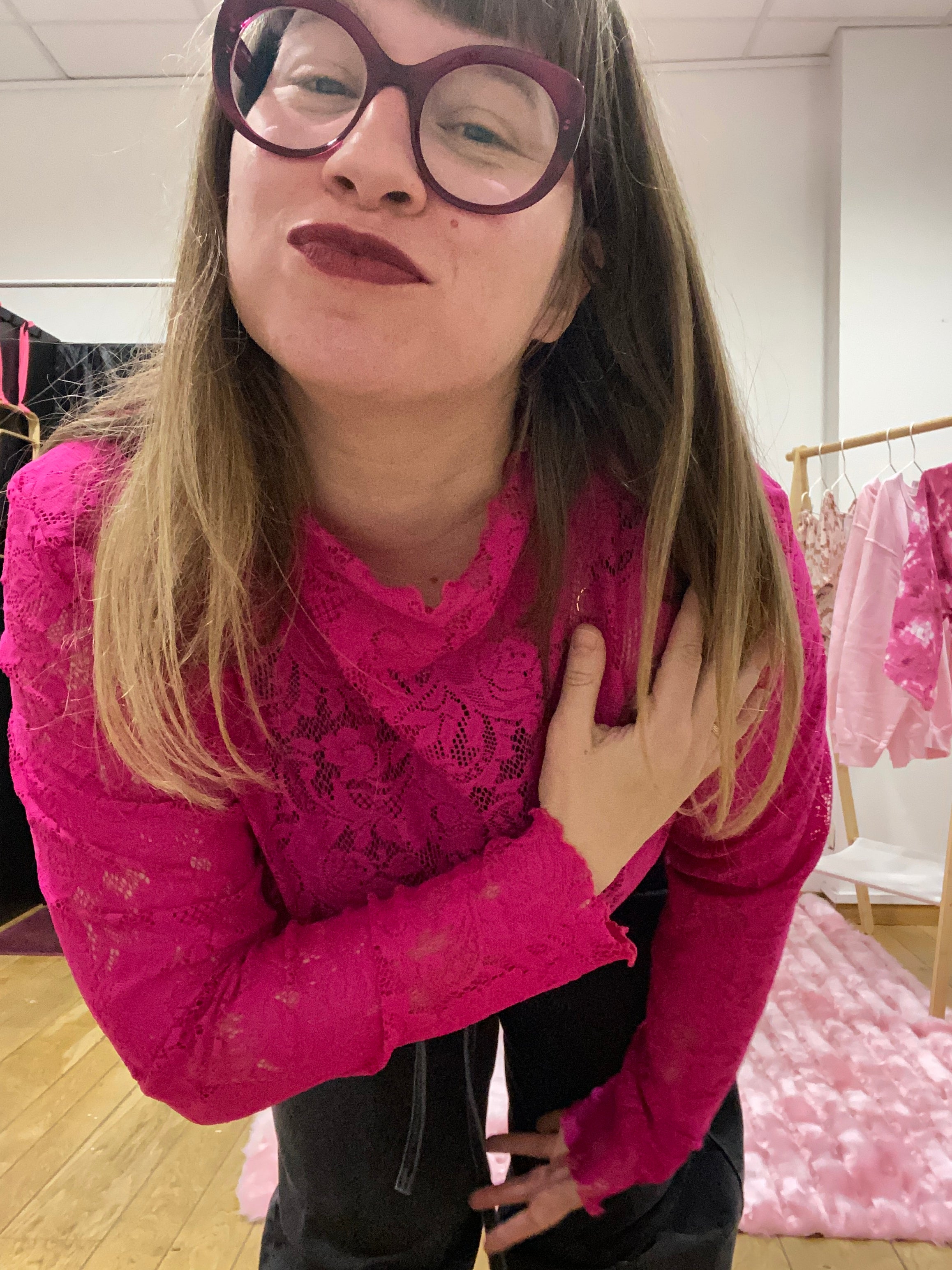 kanten top Floral Dreams