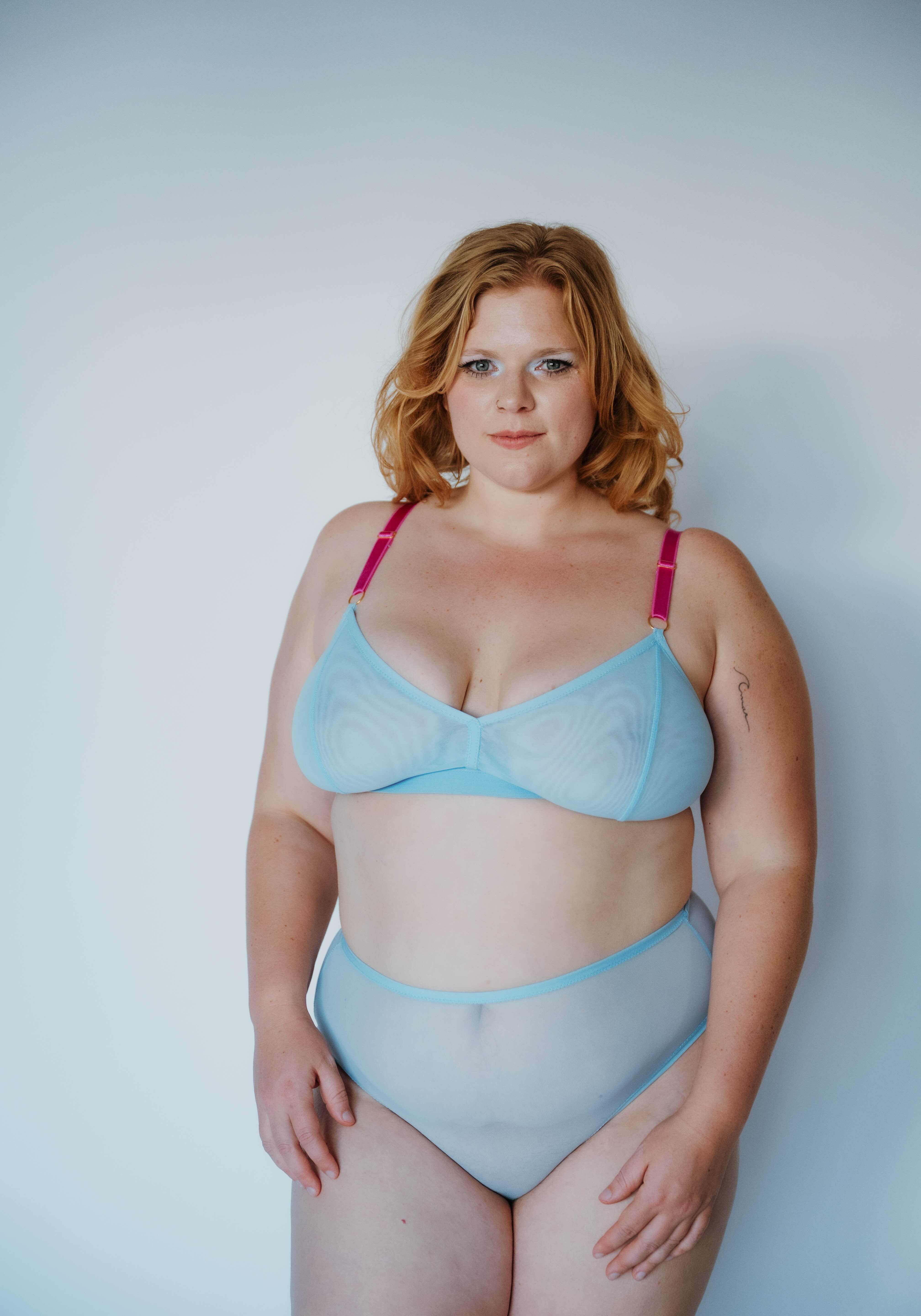 Baby Blue Full Cup Bralette