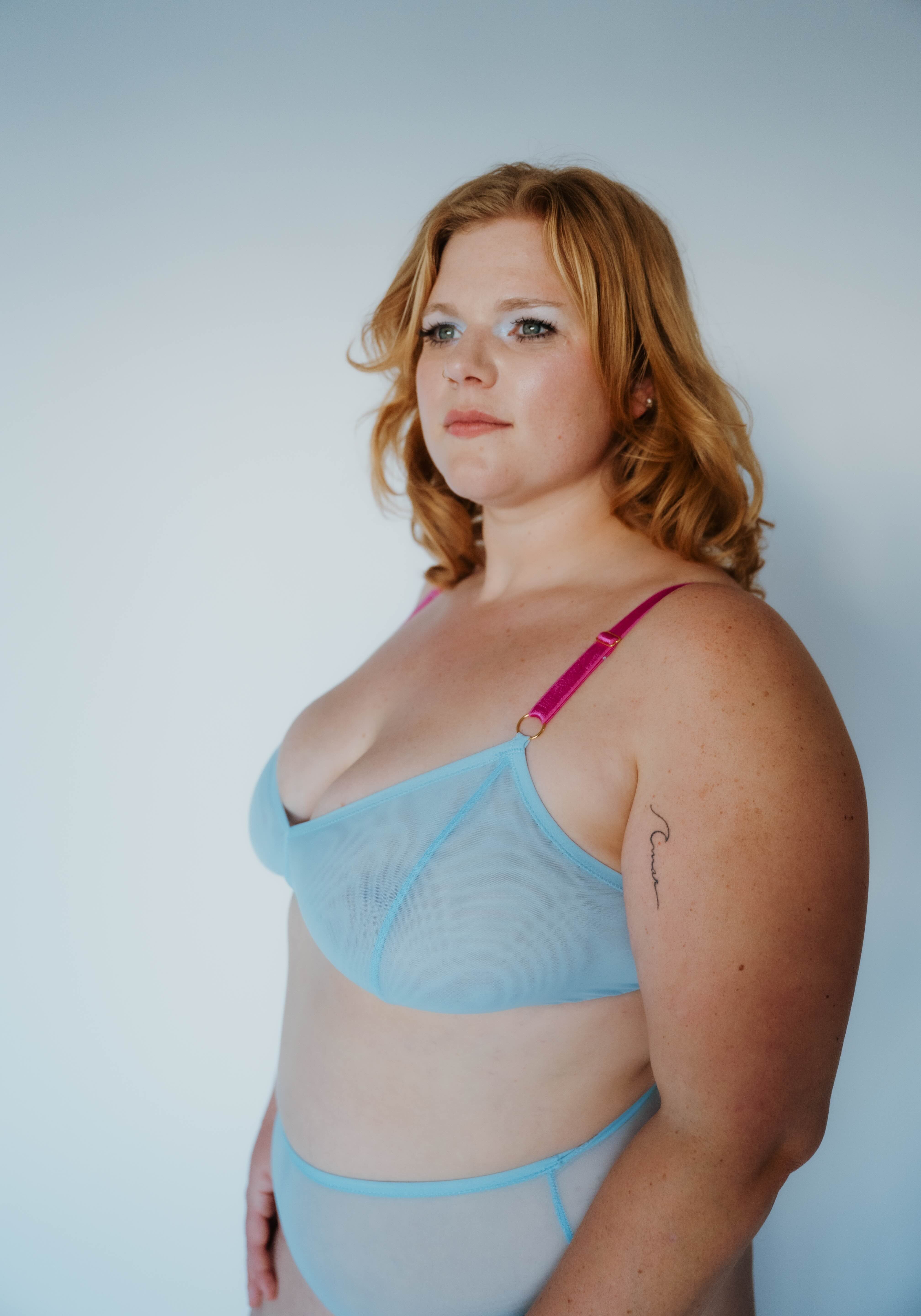 Baby Blue Full Cup Bralette