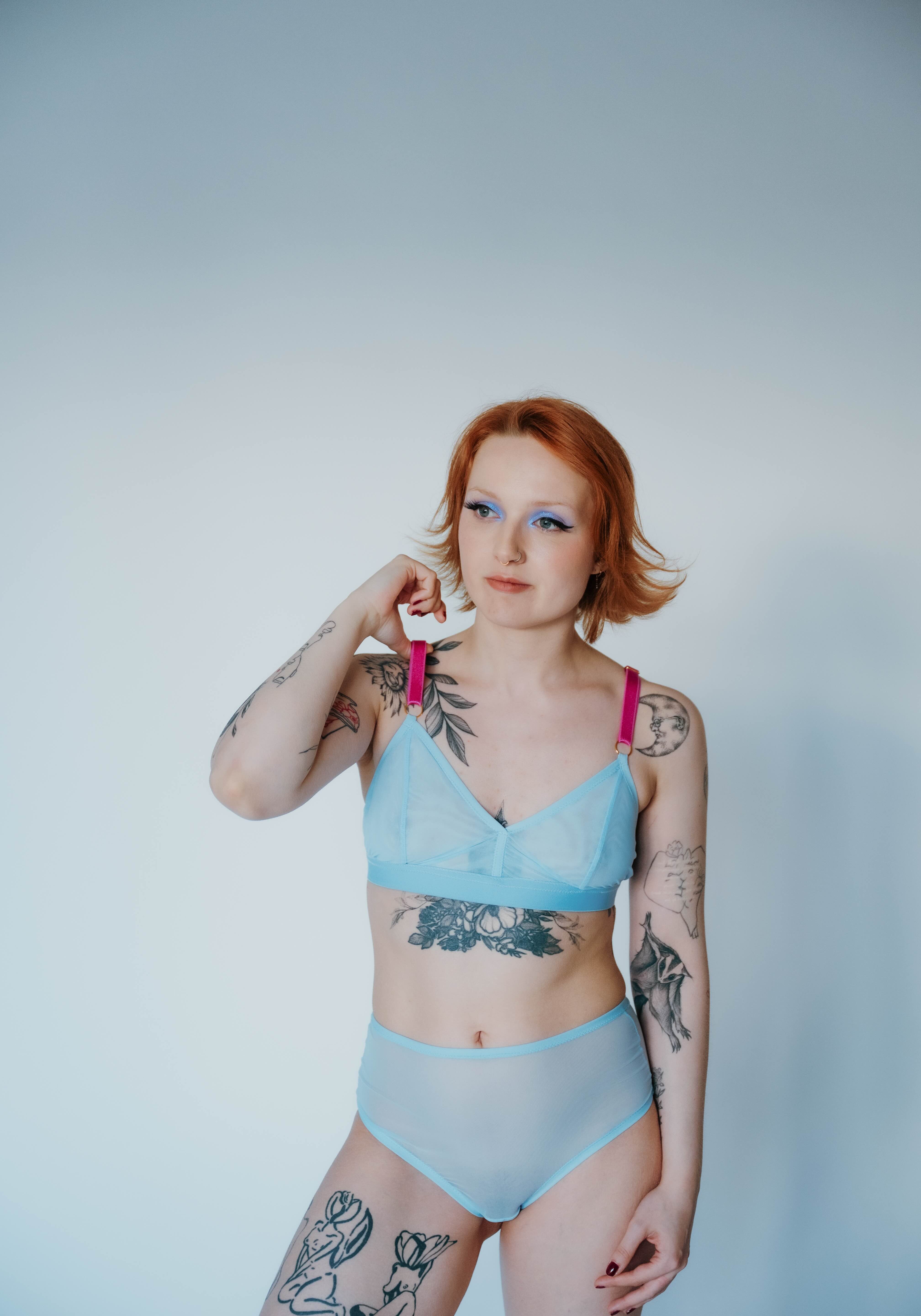 Baby Blue Full Cup Bralette