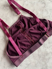 lace lace baby high neck bralette