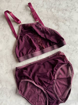 lace lace baby high neck bralette